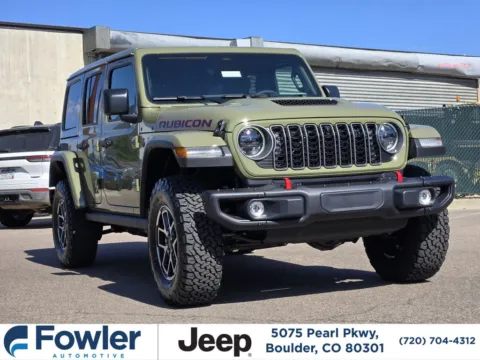Green 2026 Jeep Wrangler Rubicon X for sale in Boulder, CO