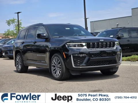 Black 2026 Jeep Grand Cherokee L Summit for sale in Boulder, CO