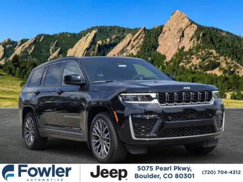 Black 2026 Jeep Grand Cherokee L Summit for sale in Boulder, CO