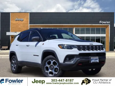 White 2022 Jeep Compass Trailhawk for sale in Boulder, CO