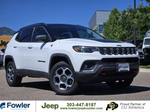 White 2022 Jeep Compass Trailhawk for sale in Boulder, CO