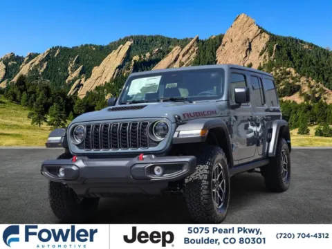 Gray 2026 Jeep Wrangler Rubicon for sale in Boulder, CO