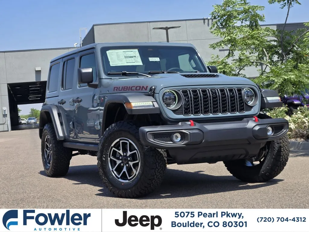 Blue 2026 Jeep Wrangler Rubicon for sale in Boulder, CO