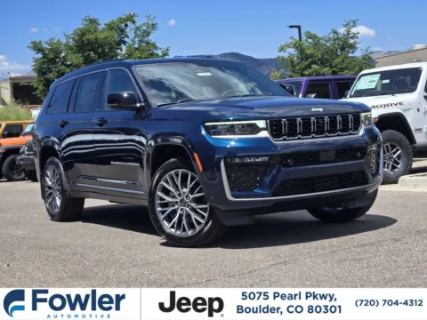 Blue 2026 Jeep Grand Cherokee L Summit for sale in Boulder, CO