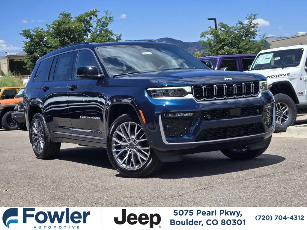 Blue 2026 Jeep Grand Cherokee L Summit for sale in Boulder, CO