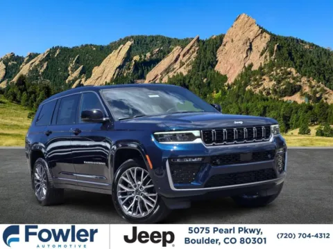 Blue 2026 Jeep Grand Cherokee L Summit for sale in Boulder, CO