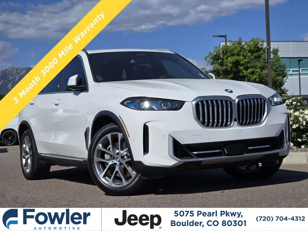 White 2025 BMW X5 xDrive50e for sale in Boulder, CO