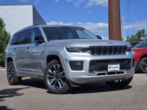 Silver 2021 Jeep Grand Cherokee L Overland for sale in Boulder, CO