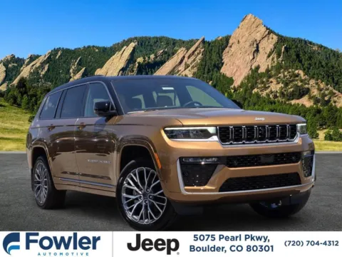 Orange 2026 Jeep Grand Cherokee L Summit for sale in Boulder, CO