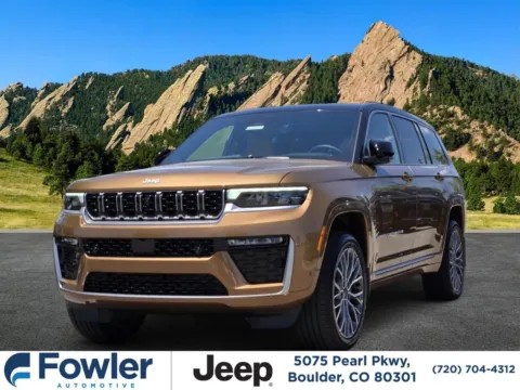 Orange 2026 Jeep Grand Cherokee L Summit for sale in Boulder, CO