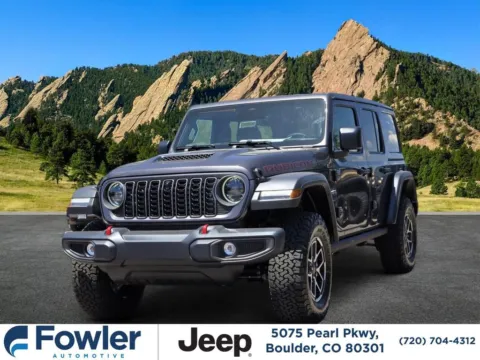 Gray 2026 Jeep Wrangler Rubicon for sale in Boulder, CO
