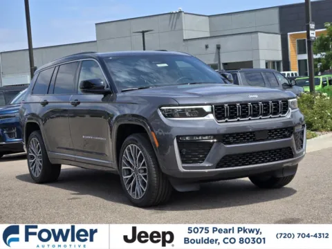 Gray 2026 Jeep Grand Cherokee L Summit for sale in Boulder, CO