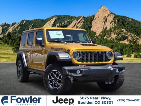 Gold 2026 Jeep Wrangler Rubicon for sale in Boulder, CO