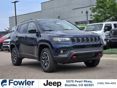 Blue 2026 Jeep Compass Trailhawk for sale in Boulder, CO