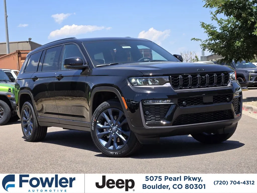 Black 2026 Jeep Grand Cherokee L Limited for sale in Boulder, CO