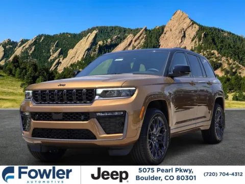 Orange 2026 Jeep Grand Cherokee Summit for sale in Boulder, CO