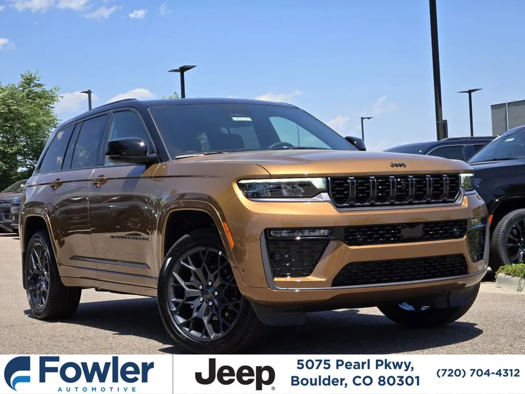 Orange 2026 Jeep Grand Cherokee Summit for sale in Boulder, CO