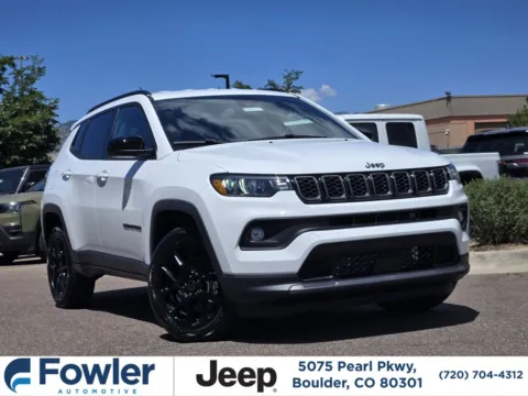 White 2026 Jeep Compass Latitude for sale in Boulder, CO