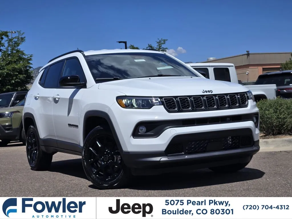 White 2026 Jeep Compass Latitude for sale in Boulder, CO