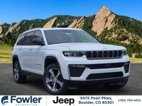 White 2026 Jeep Grand Cherokee L Limited for sale in Boulder, CO