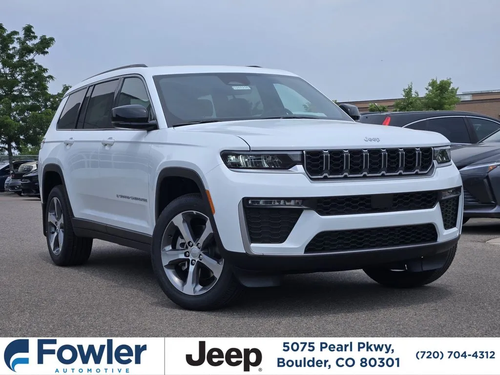 White 2026 Jeep Grand Cherokee L Limited for sale in Boulder, CO