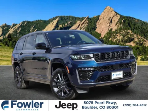 Blue 2026 Jeep Grand Cherokee L Limited Reserve for sale in Boulder, CO