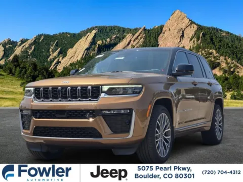 Orange 2026 Jeep Grand Cherokee Summit for sale in Boulder, CO