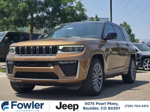 Orange 2026 Jeep Grand Cherokee Summit for sale in Boulder, CO
