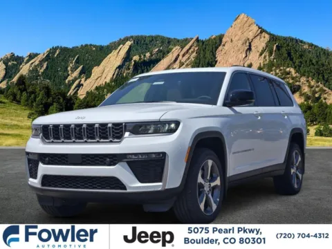 White 2026 Jeep Grand Cherokee L Limited for sale in Boulder, CO