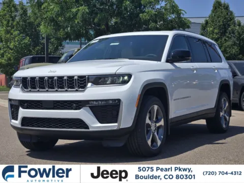 White 2026 Jeep Grand Cherokee L Limited for sale in Boulder, CO