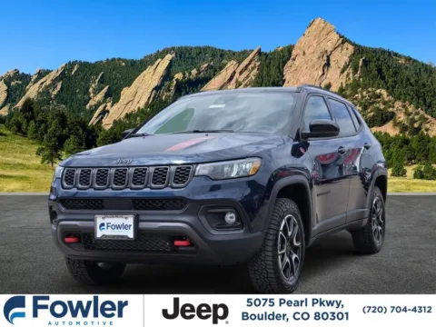 Blue 2026 Jeep Compass Trailhawk for sale in Boulder, CO