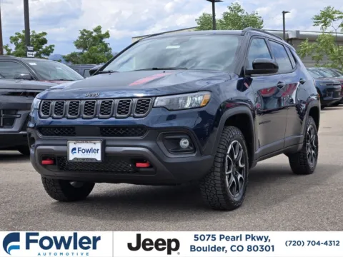 Blue 2026 Jeep Compass Trailhawk for sale in Boulder, CO