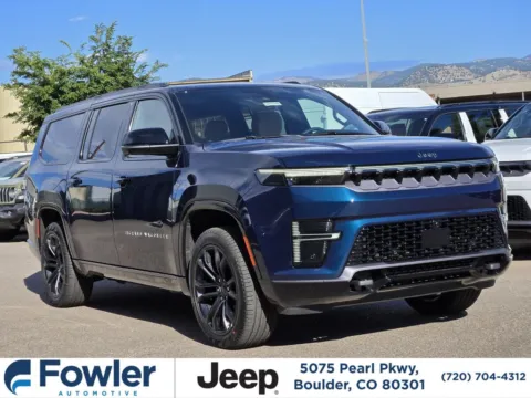 Blue 2026 Jeep Grand Wagoneer L Summit Reserve for sale in Boulder, CO