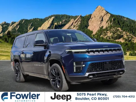 Blue 2026 Jeep Grand Wagoneer L Summit Reserve for sale in Boulder, CO