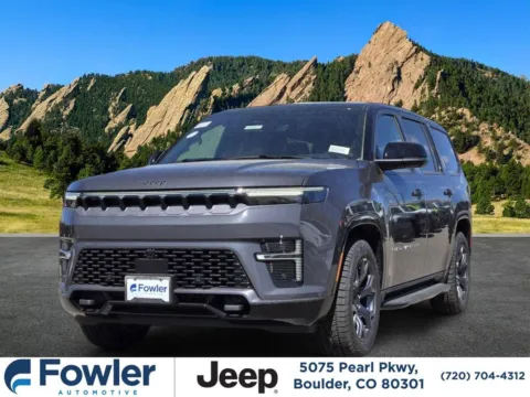 Gray 2026 Jeep Grand Wagoneer Upland for sale in Boulder, CO
