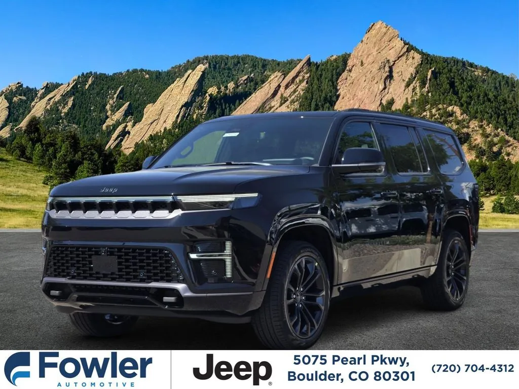 Black 2026 Jeep Grand Wagoneer Summit Obsidian for sale in Boulder, CO