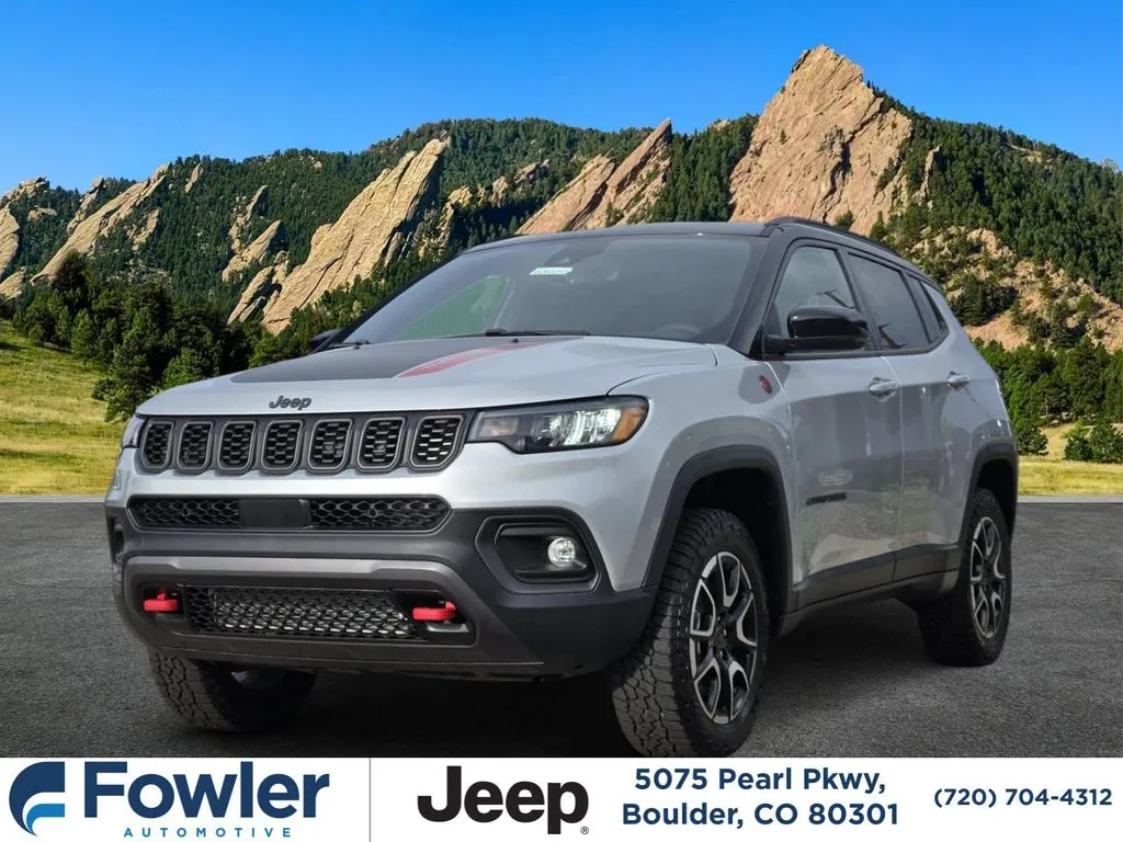 Silver 2026 Jeep Compass Trailhawk for sale in Boulder, CO