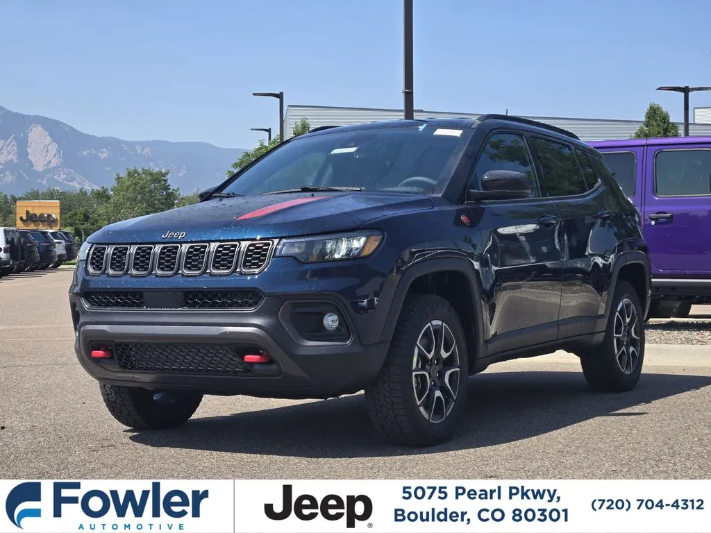 Blue 2026 Jeep Compass Trailhawk for sale in Boulder, CO