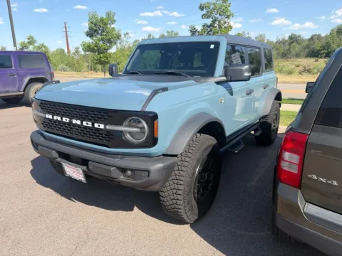Blue 2022 Ford Bronco Wildtrak for sale in Boulder, CO