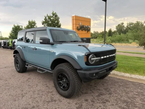 Blue 2022 Ford Bronco Wildtrak for sale in Boulder, CO
