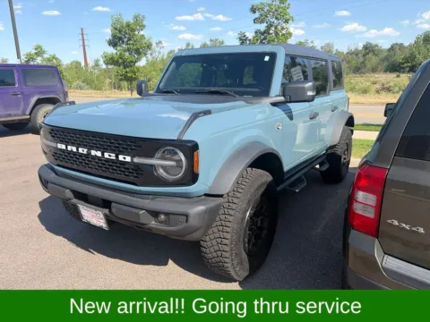 Blue 2022 Ford Bronco Wildtrak for sale in Boulder, CO