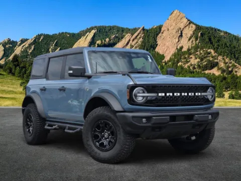 Blue 2022 Ford Bronco Wildtrak for sale in Boulder, CO
