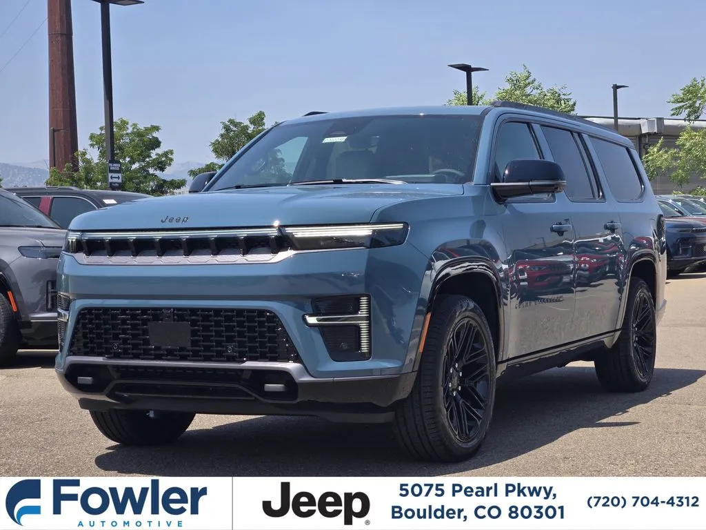 Blue 2026 Jeep Grand Wagoneer L Limited Reserve for sale in Boulder, CO