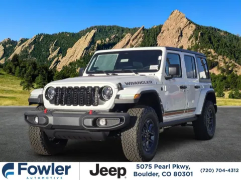 White 2026 Jeep Wrangler Willys for sale in Boulder, CO