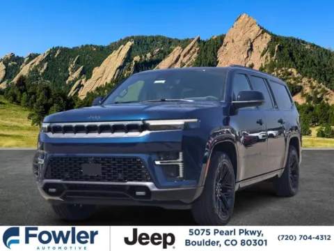 Blue 2026 Jeep Grand Wagoneer L Limited Reserve for sale in Boulder, CO