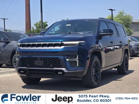 Blue 2026 Jeep Grand Wagoneer L Limited Reserve for sale in Boulder, CO