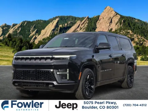 Black 2026 Jeep Grand Wagoneer L Limited Reserve for sale in Boulder, CO