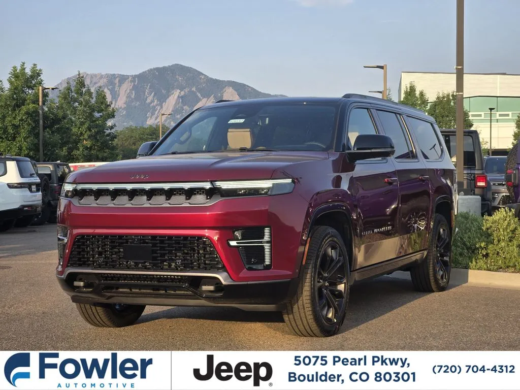 Red 2026 Jeep Grand Wagoneer L Summit Reserve for sale in Boulder, CO