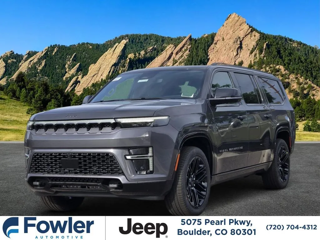 Gray 2026 Jeep Grand Wagoneer L Limited Reserve for sale in Boulder, CO