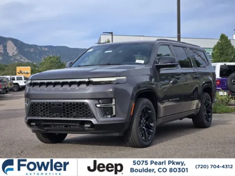 Gray 2026 Jeep Grand Wagoneer L Limited Reserve for sale in Boulder, CO